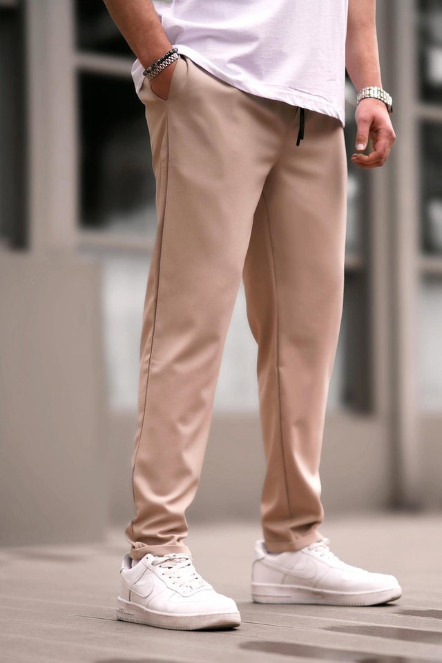 Cream - Black Jogger Pants 4242