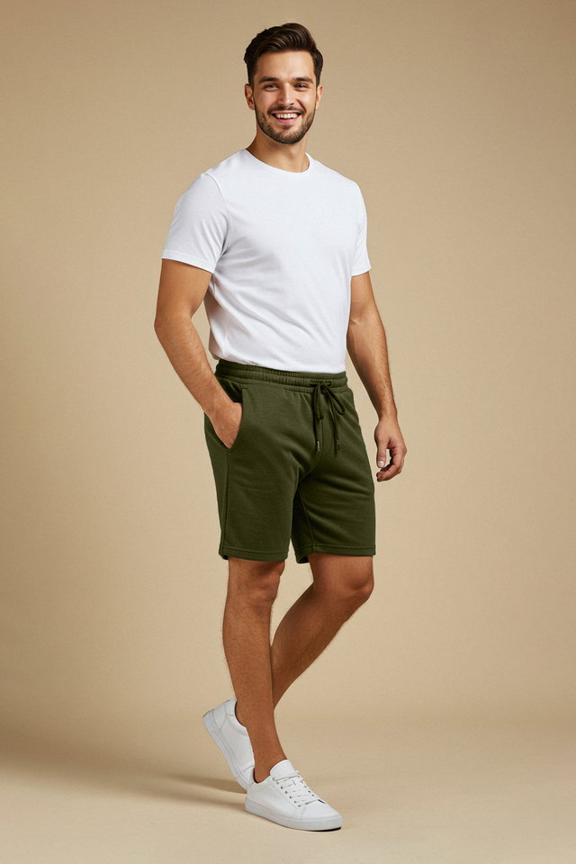 Khaki - Khaki Regular/Normal Cut Basic Shorts&Bermuda TMNSS20SR0068
