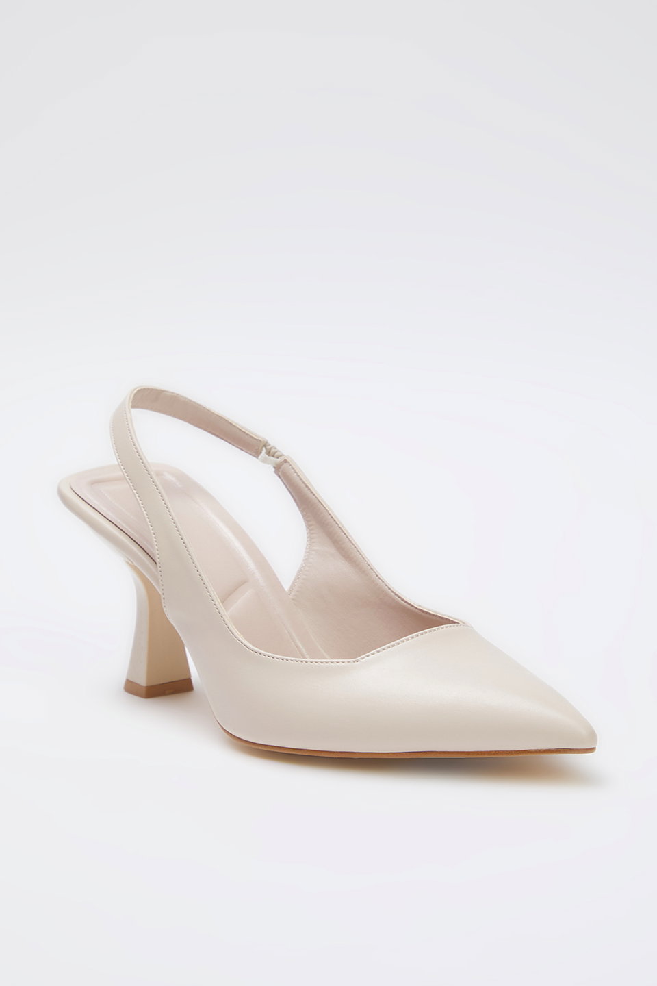 Pointed Toe Slingback Women's Thin Heel Shoes TAKAW25TO00010
