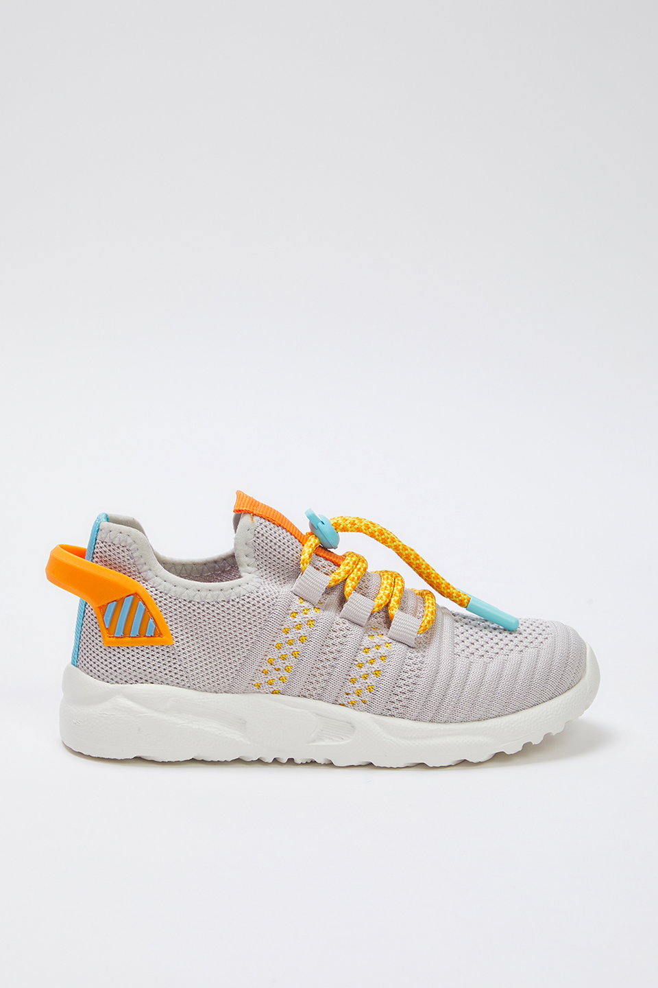 Knit Laced Flexible Sole Big Boy Kids Sports Shoes TAXSS25SN00023