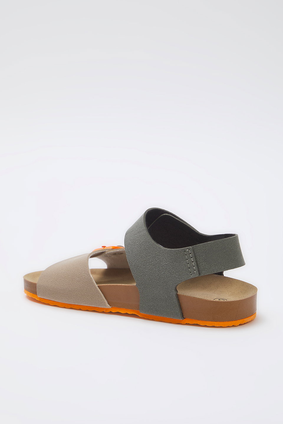 Nubuck Color Block Velcro Unisex Little Child Kids Sandals TAXSS25SD00057