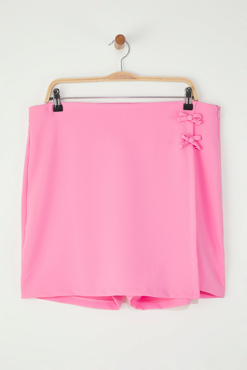Bow Oversize Woven Shorts Skirt Tbbss25Ap00003