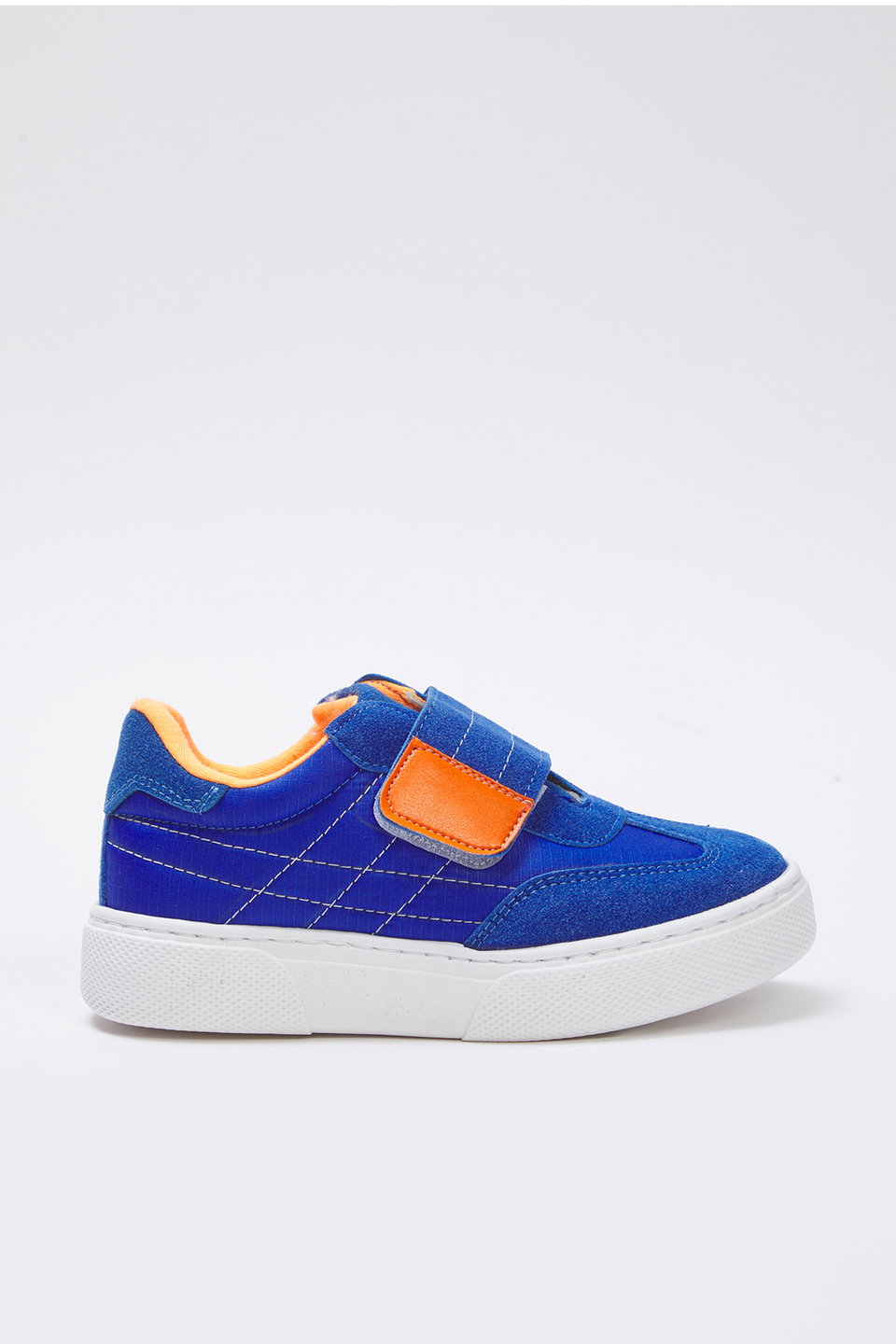 Nubuck Color Block Velcro Unisex Little Child Kids Sneakers TAXSS25SN00050