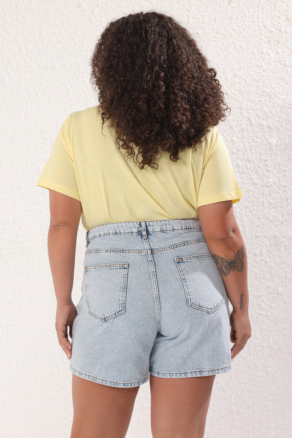 High Waist Wide Leg Plus Size Shorts Skirt TBBSS25AP00032