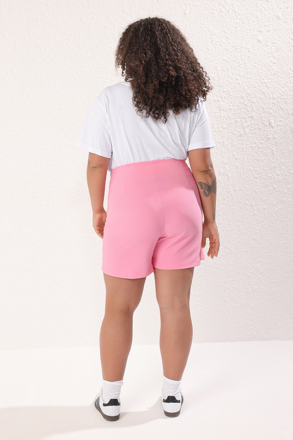 Bow Oversize Woven Shorts Skirt Tbbss25Ap00003