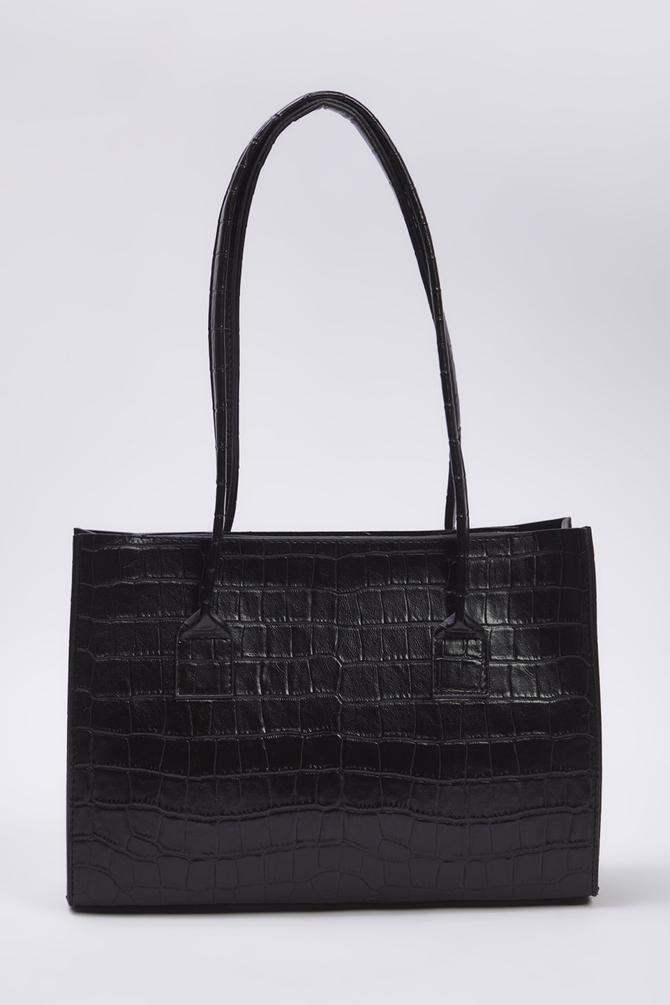 Textured Women's Midi Tote Shoulder Bag TAKSS25OC00074