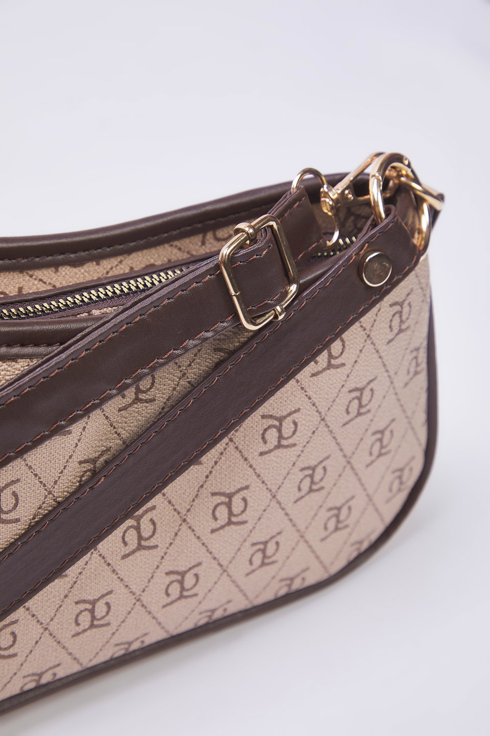 Patterned Adjustable Shoulder Strap Women's Mini City Shoulder Bag TAKSS25OC00057