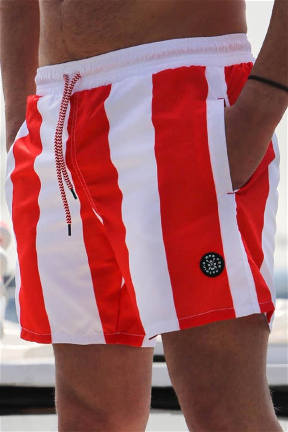 Striped Men's Marine Shorts 6360