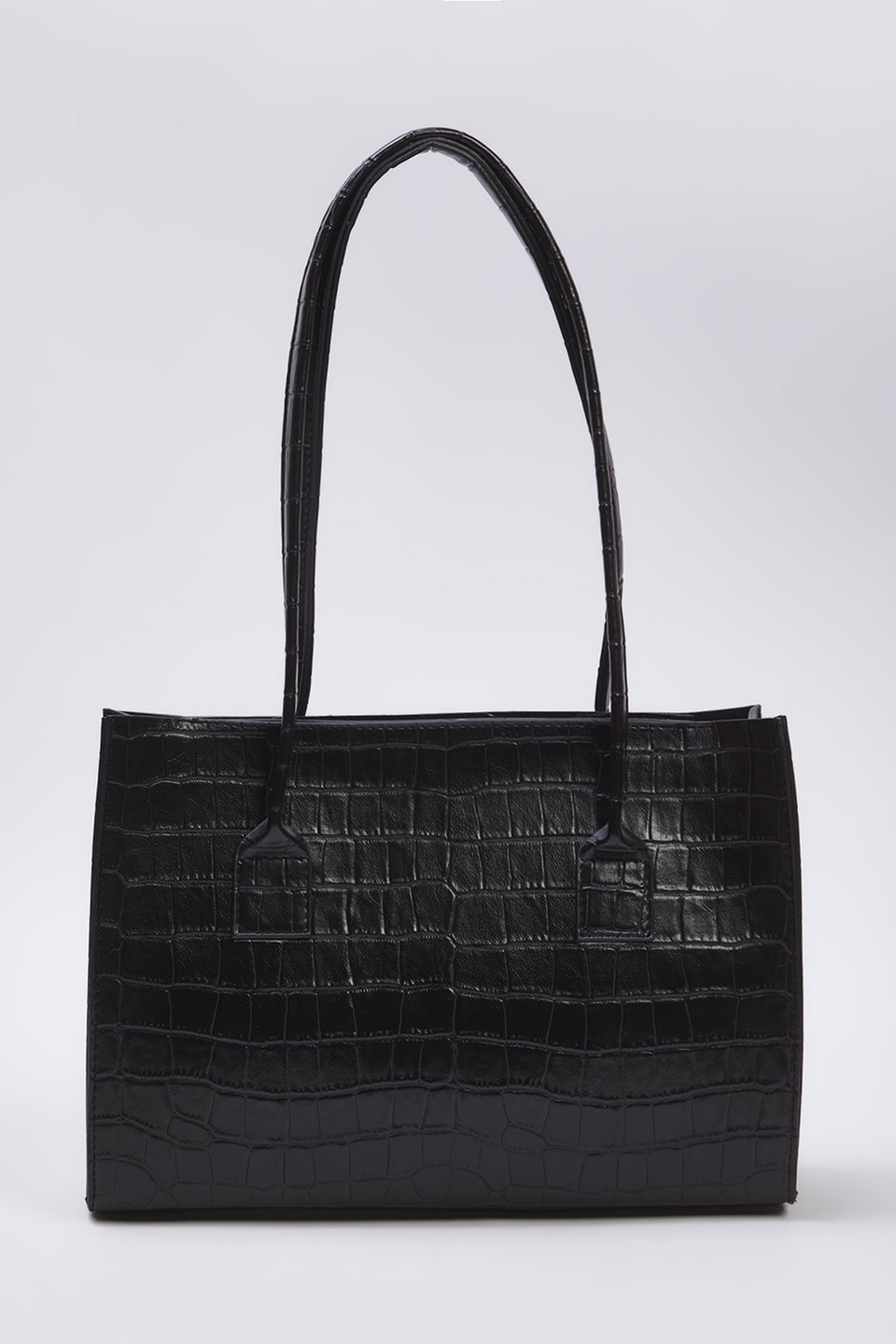 Textured Women's Midi Tote Shoulder Bag TAKSS25OC00074