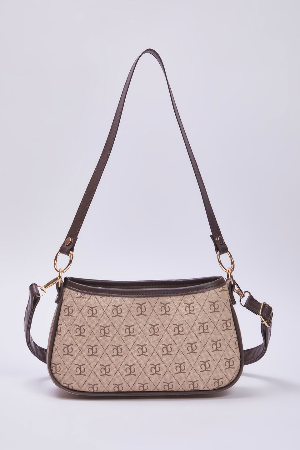 Patterned Adjustable Shoulder Strap Women's Mini City Shoulder Bag TAKSS25OC00057