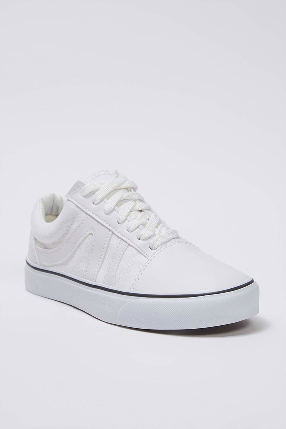 *001 Lace-Up Contrast Women's Sneakers TAKAW25SN00068