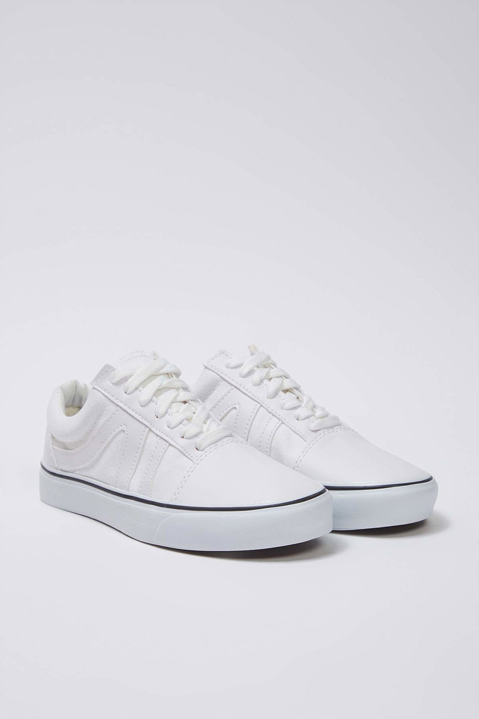 *001 Lace-Up Contrast Women's Sneakers TAKAW25SN00068