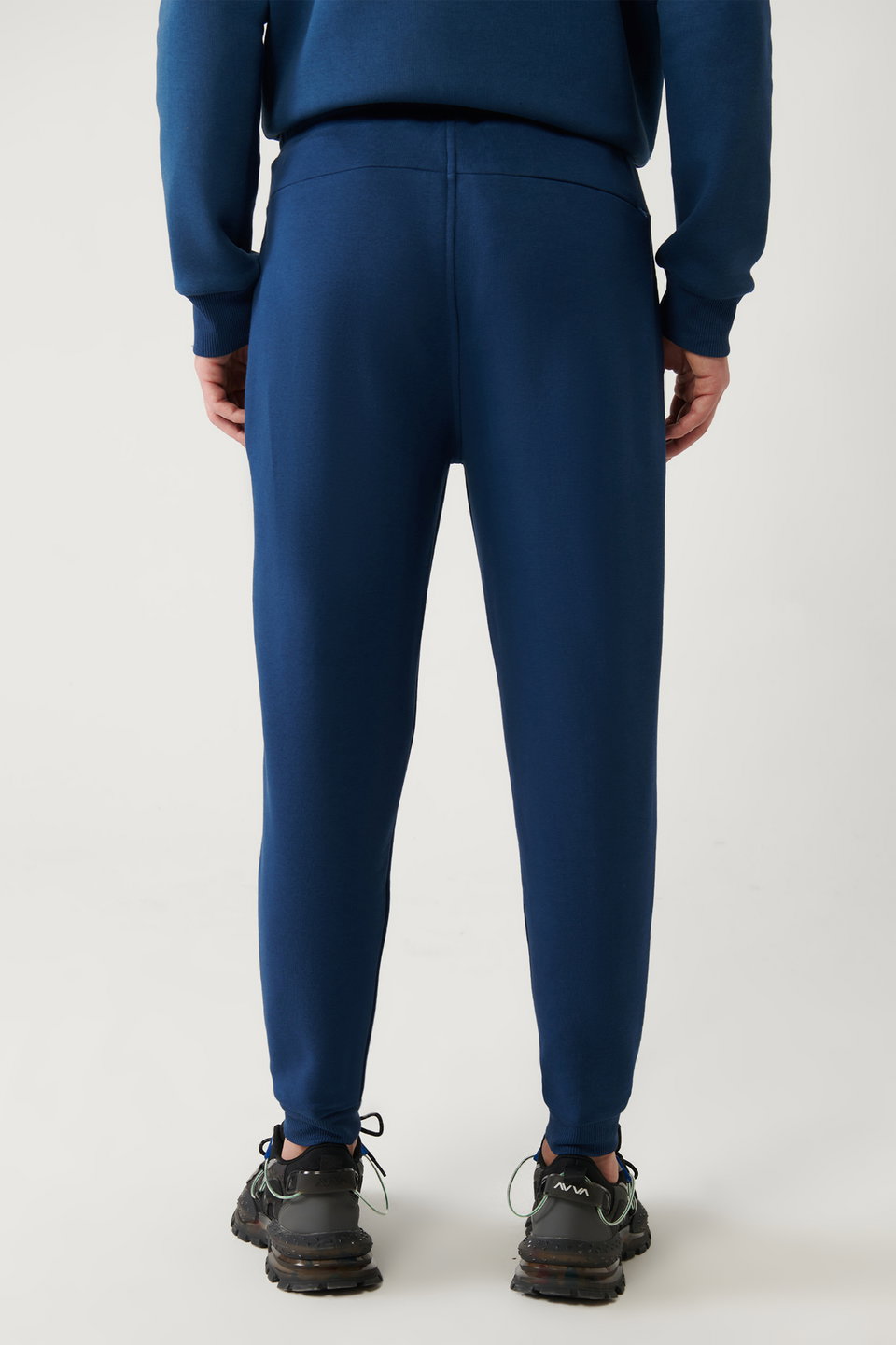 Men's Tied Waist 3-Thread Raised Printed Sweatpants A32Y3411