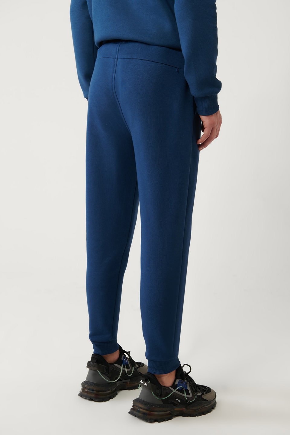 Men's Tied Waist 3-Thread Raised Printed Sweatpants A32Y3411