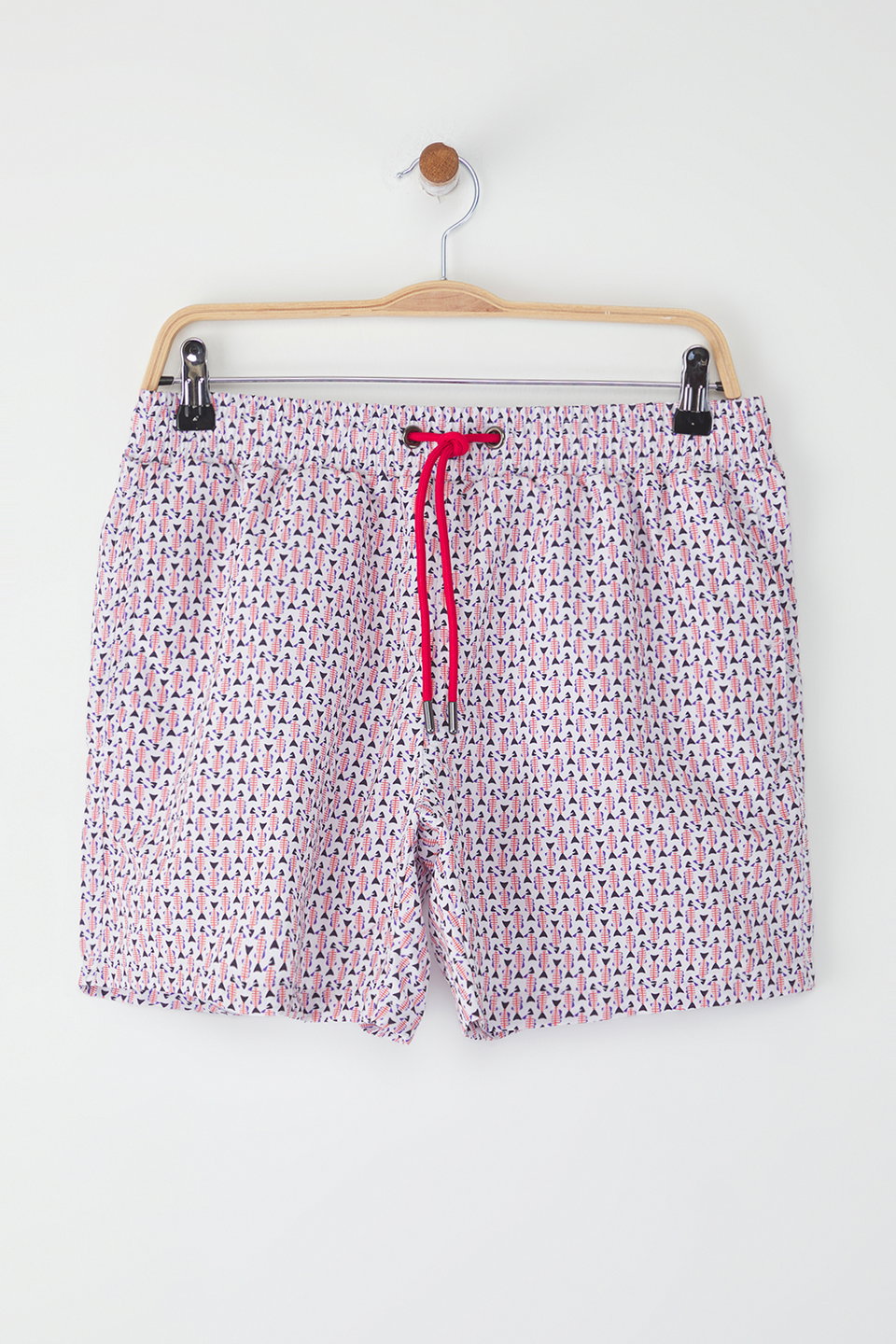 Standard Fit Marine Themed Fish Printed Swimsuit Swim Shorts TMNSS25DS00007