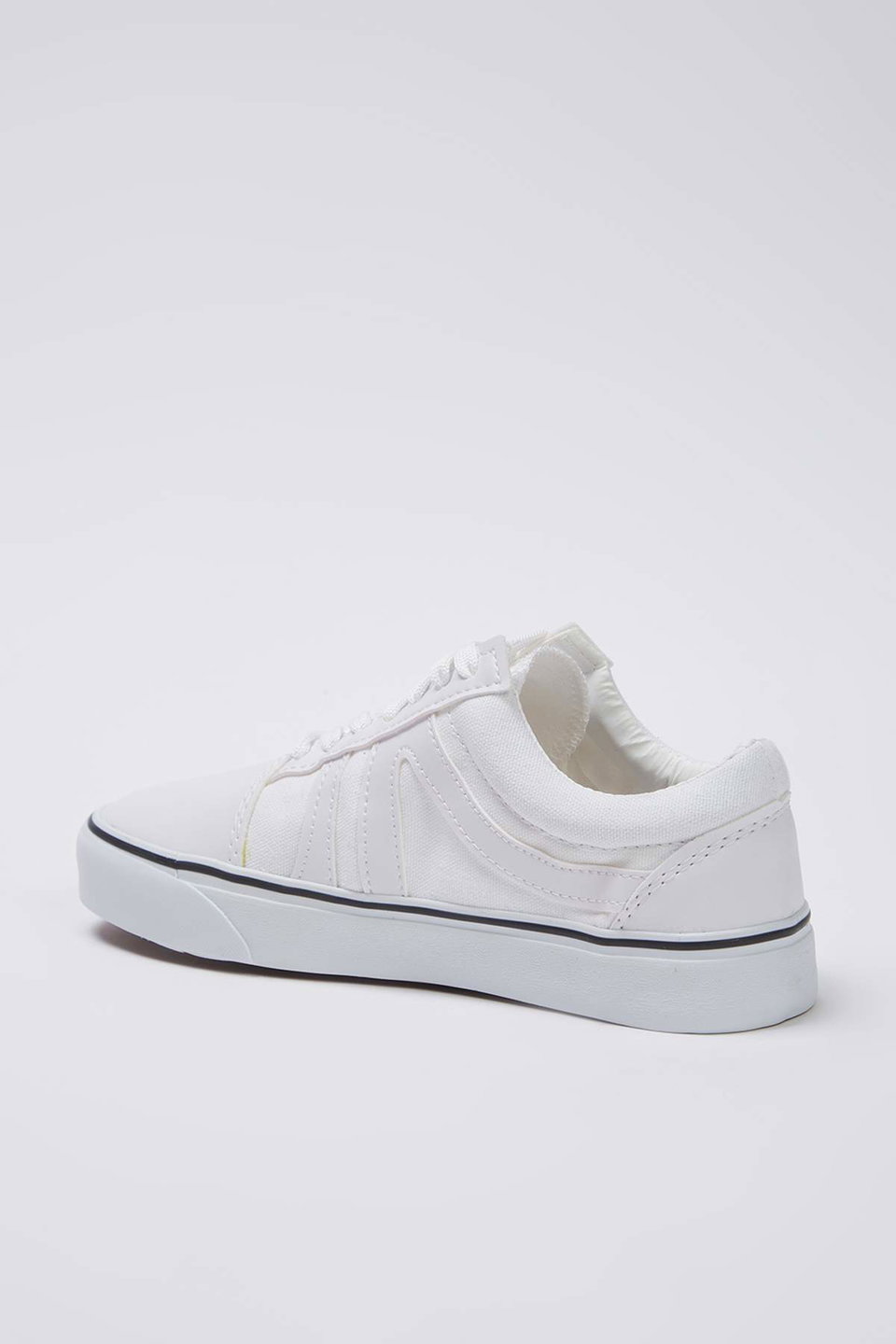 *001 Lace-Up Contrast Women's Sneakers TAKAW25SN00068
