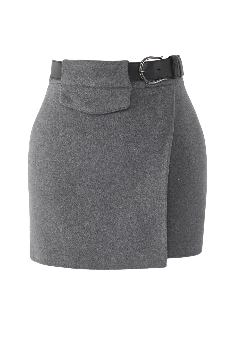 Belt Detailed Woven Shorts Skirt TWOAW21SR0037