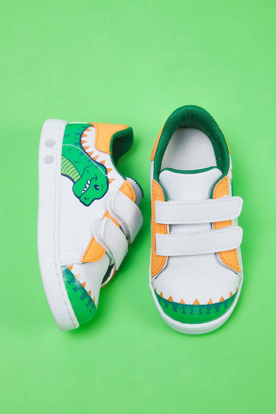 Crocodile Figured Double Velcro Big/Small Boy Kids Sports Shoes TAKSS25SN00063
