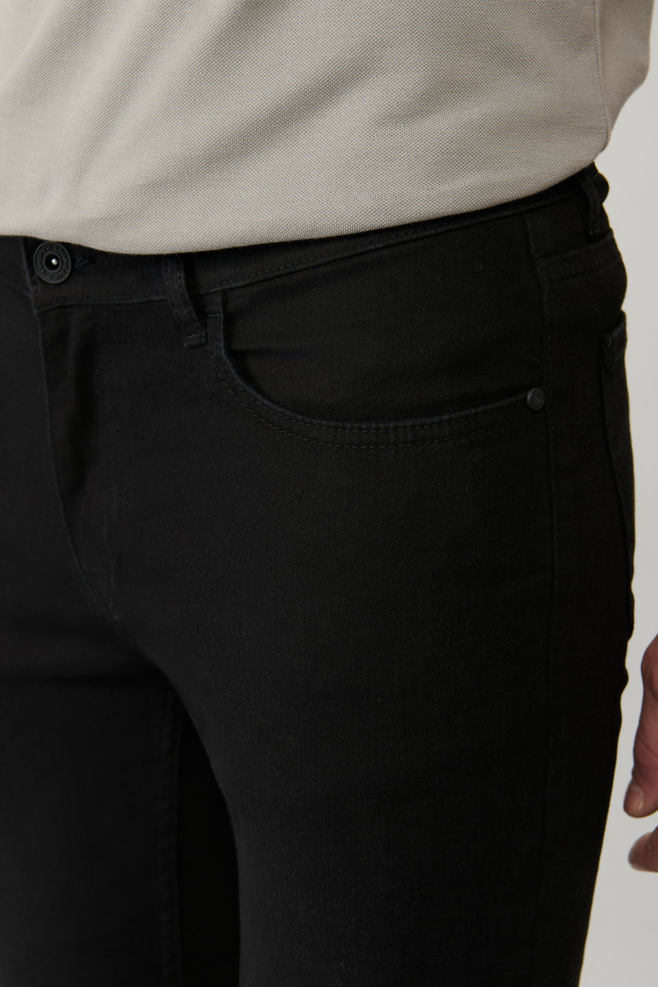 Men's distressed wash stretch jean pants e003512