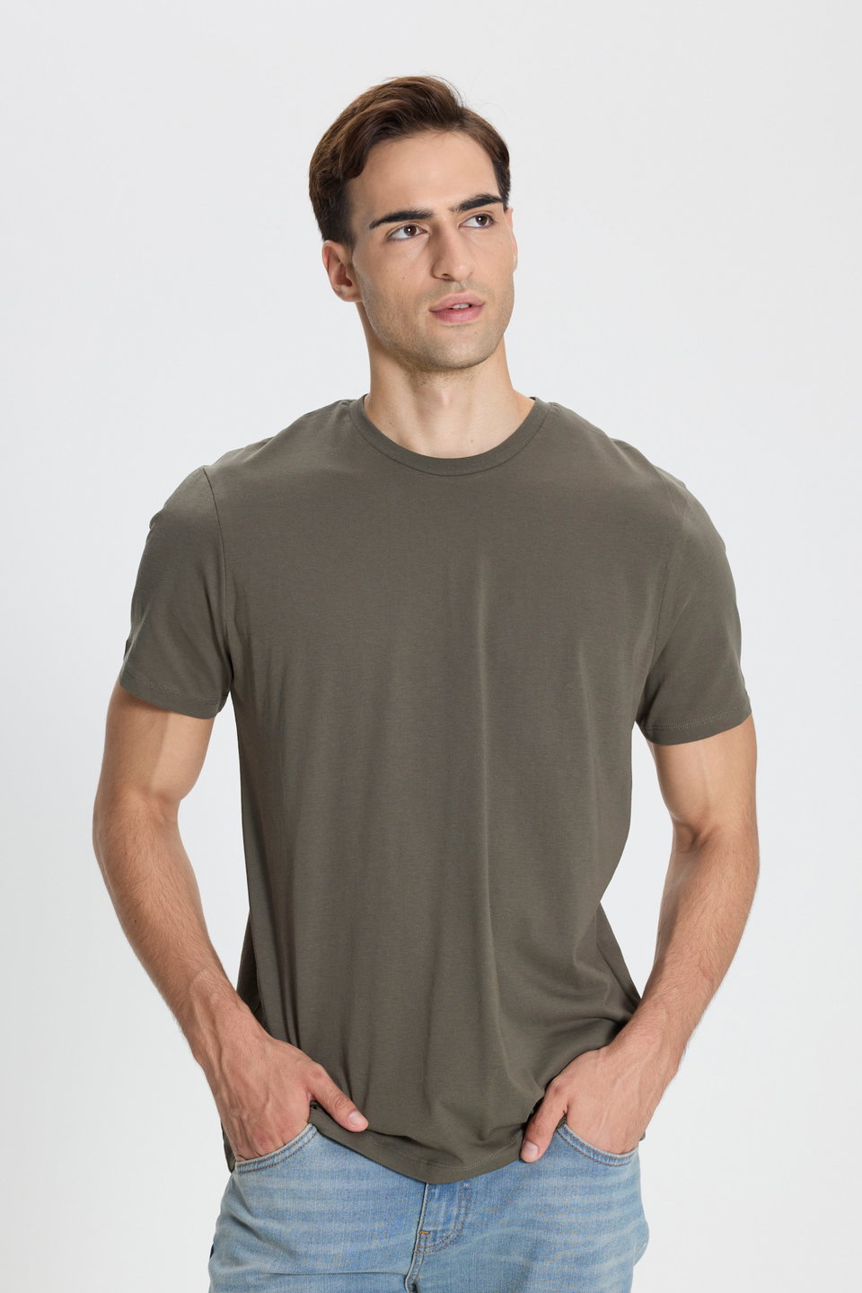 Slim Fit Crew Neck 3 Pack Basic T-Shirts