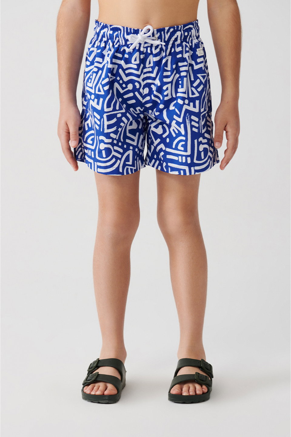 Boys Quick Dry Printed Kids Swim Shorts A31Y3859