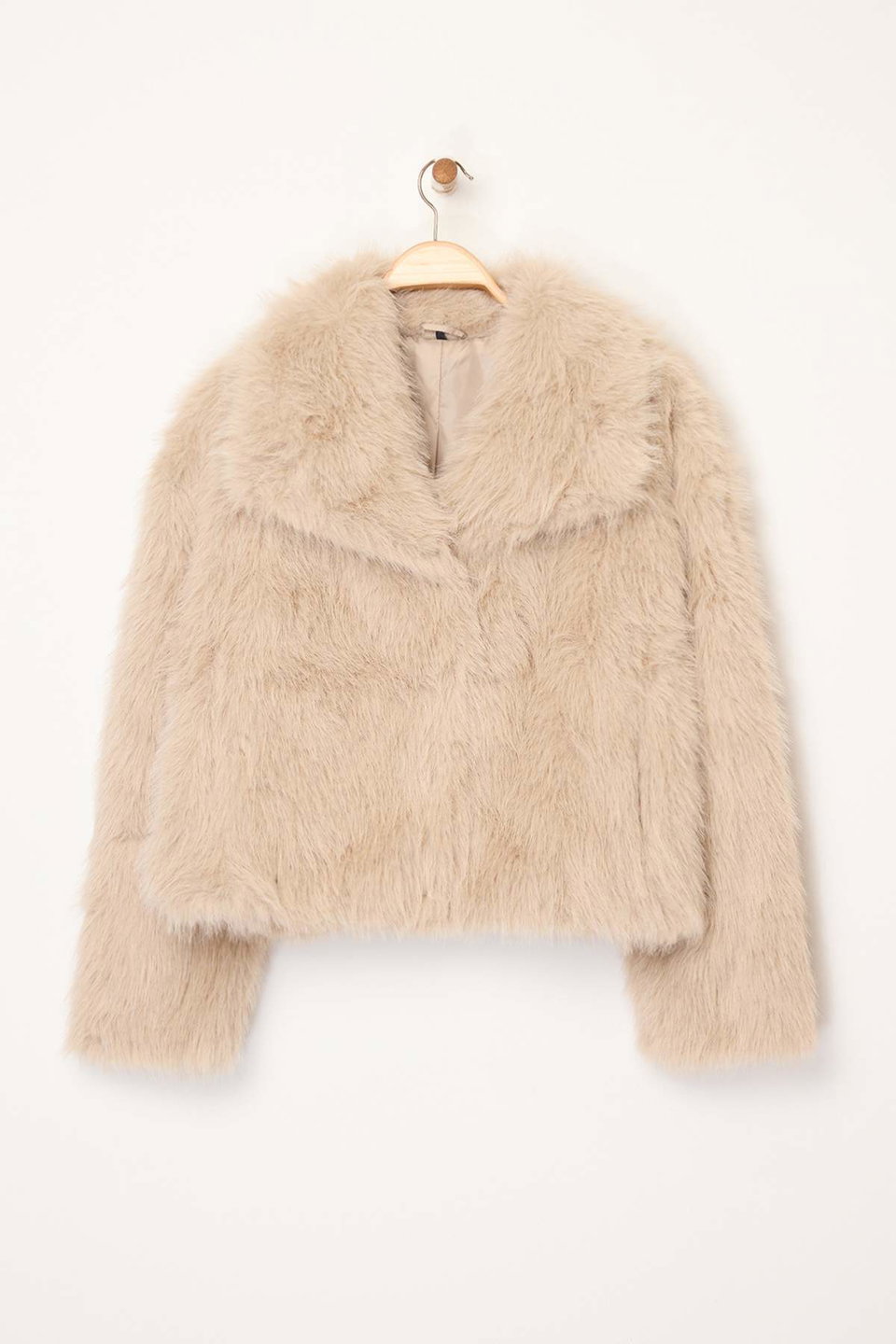 Oversize Mold Fur Coat Twoaw25Mo00035