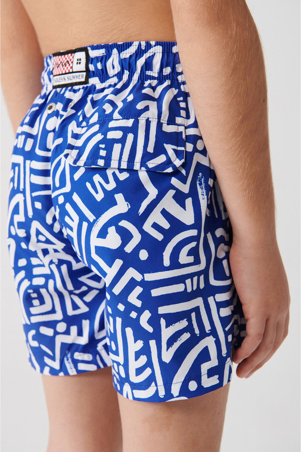 Boys Quick Dry Printed Kids Swim Shorts A31Y3859