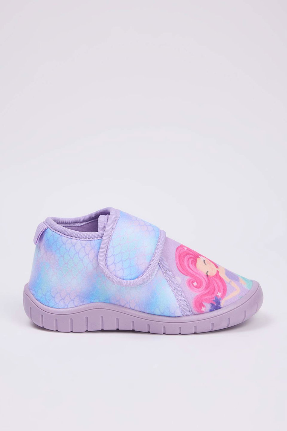 Little Girl Mermaid Printed Kids Slippers TAKAW26ER00001