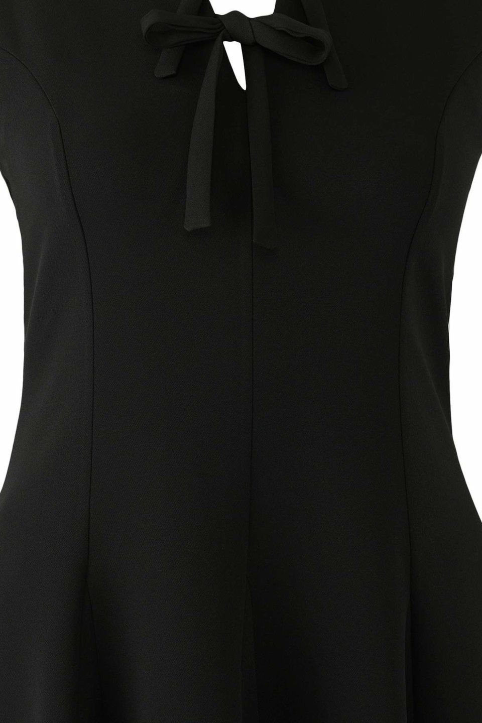 Bow A-Line/Waist Open Mini Woven Plus Size Dress TBBAW26AH00007