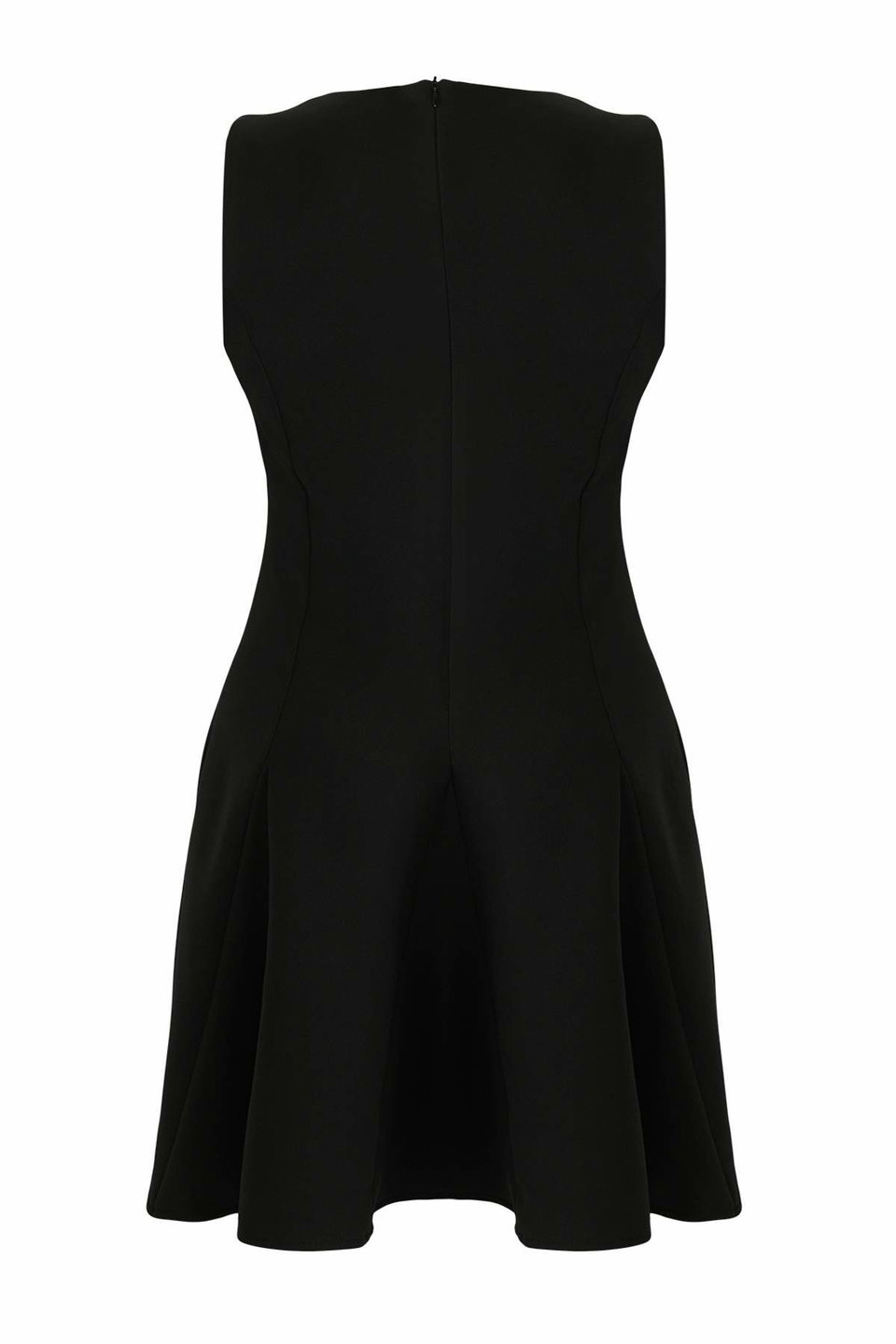 Bow A-Line/Waist Open Mini Woven Plus Size Dress TBBAW26AH00007