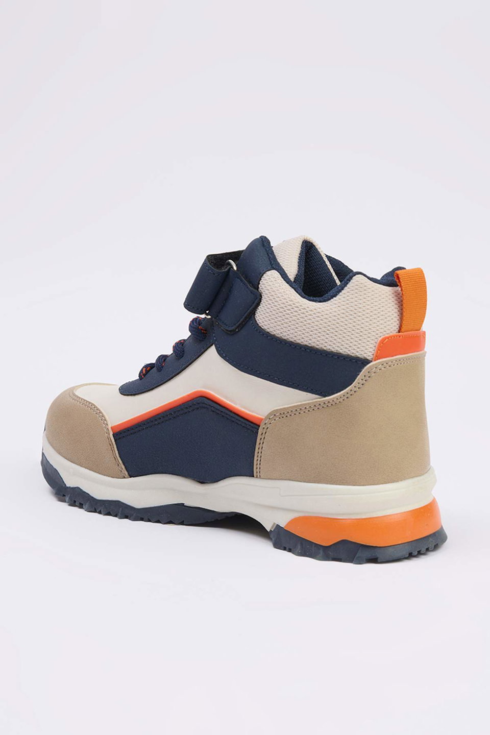 Color Block Velcro Detailed Big Boy Kids Trekking Boots TAKAW26BO00004