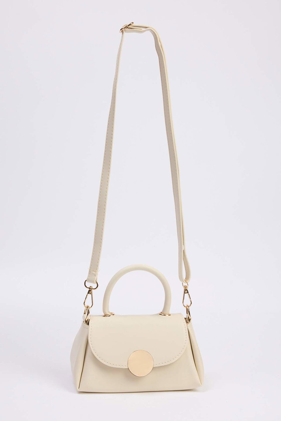 Women's Metal Accessory Detailed Mini Hand and Shoulder Women's City Bag TAKAW26OC00000