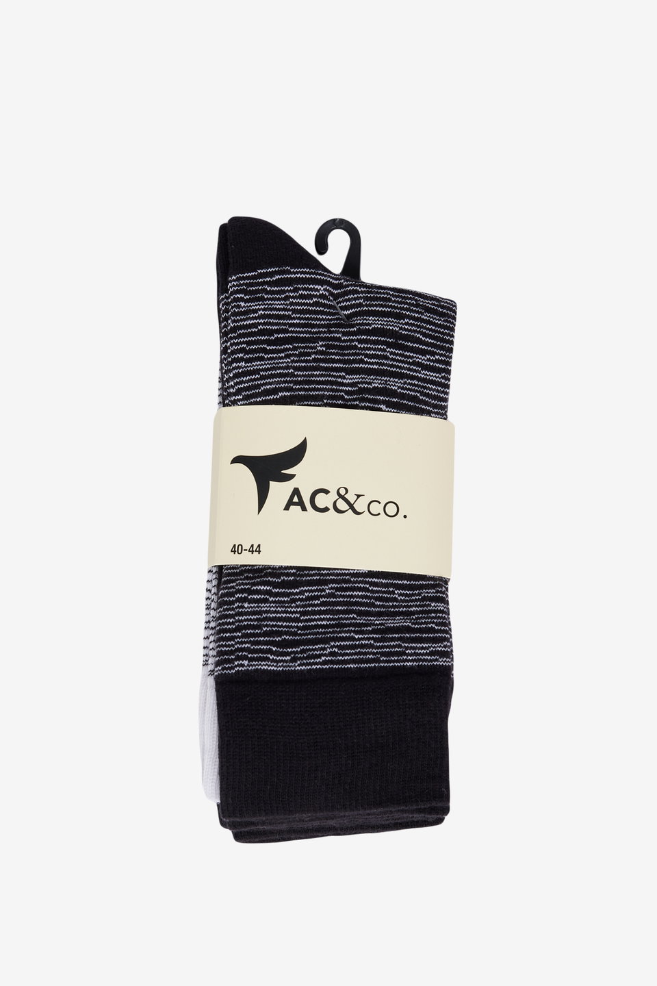 Men's 3-Pack 100% Cotton Flexible Patterned Socks