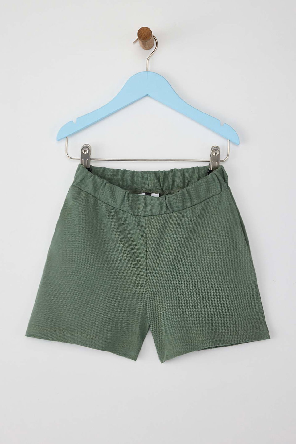 Boy Plain Knitted Shorts & Bermuda TKDSS25SR00031