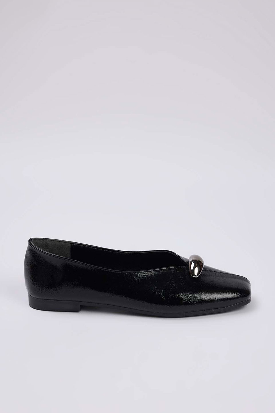 Accessory Detailed Square Toe Women's Ballerinas TAKAW26BE00007