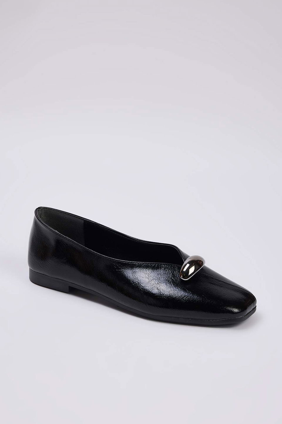 Accessory Detailed Square Toe Women's Ballerinas TAKAW26BE00007