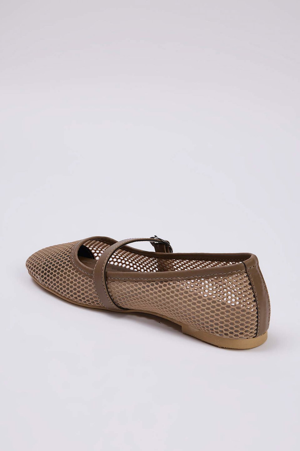 Mesh Round Toe Mary Jane Women's Ballerina TAXSS24BE00000