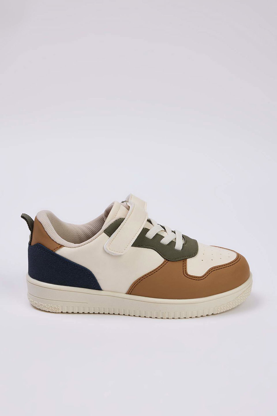 Color-Blocked Velcro and Lace-Up Big/Little Boys' Kids Sneakers TAKAW26SN00005