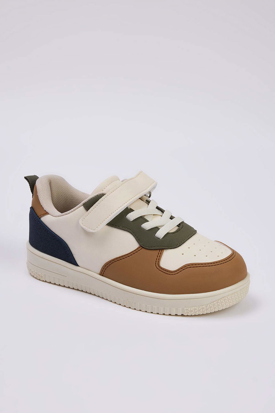 Color-Blocked Velcro and Lace-Up Big/Little Boys' Kids Sneakers TAKAW26SN00005