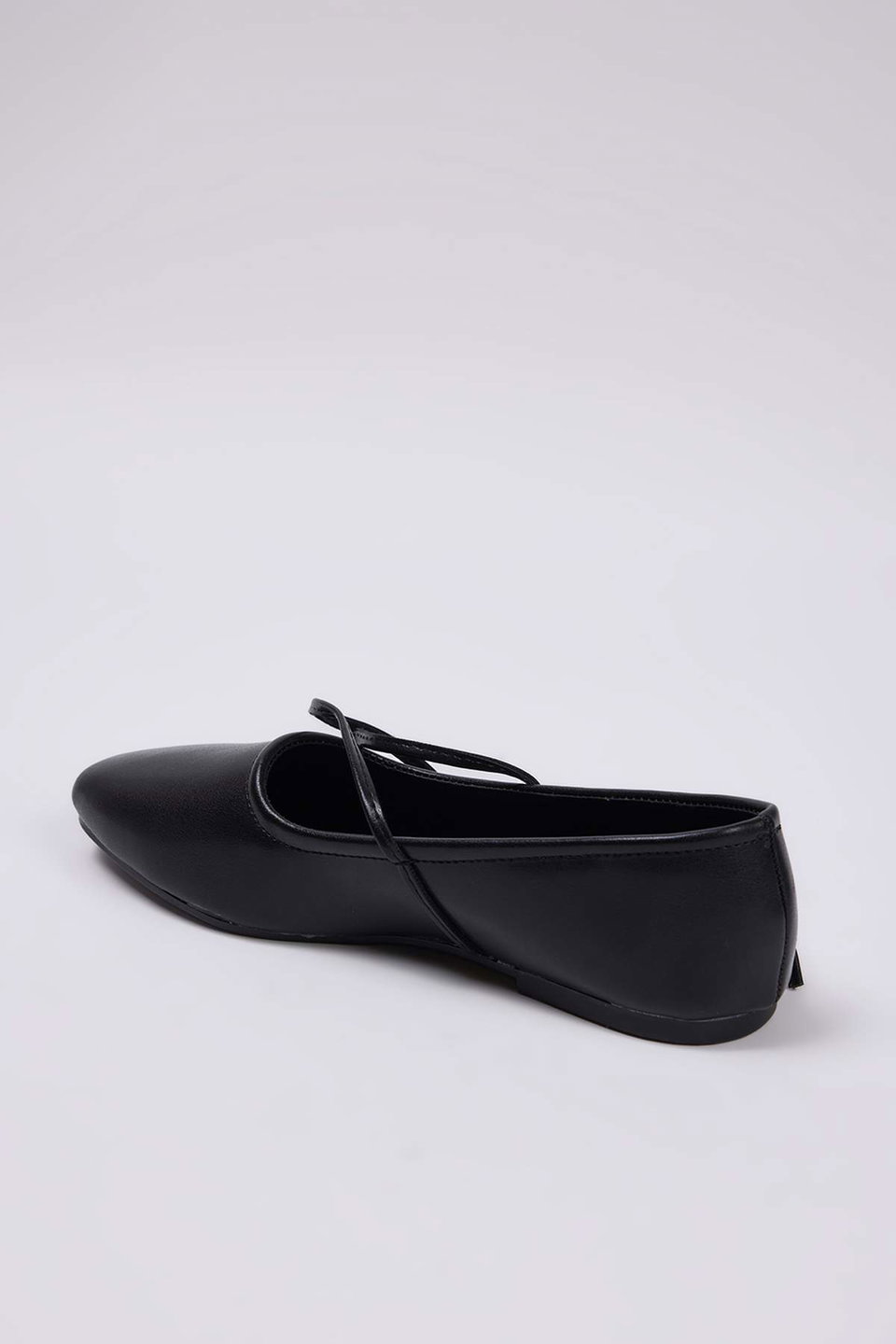 Teen Lace-Up Detailed Mary Jane Women's Round Toe Ballerinas TAKAW26BE00002