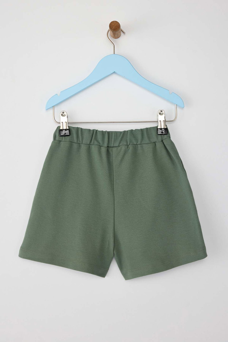 Boy Plain Knitted Shorts & Bermuda TKDSS25SR00031