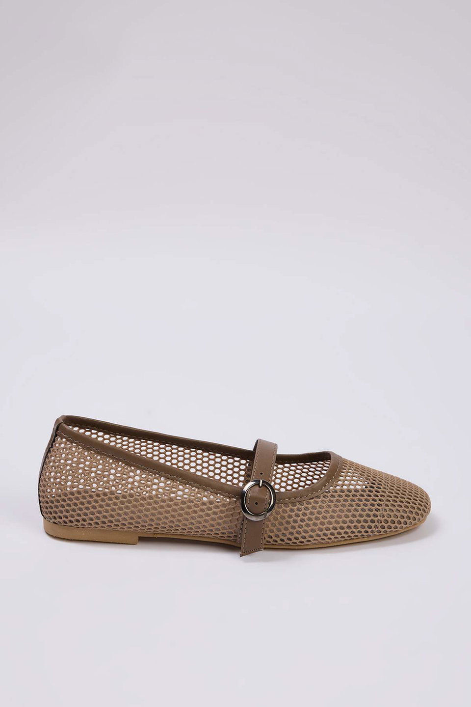 Mesh Round Toe Mary Jane Women's Ballerina TAXSS24BE00000