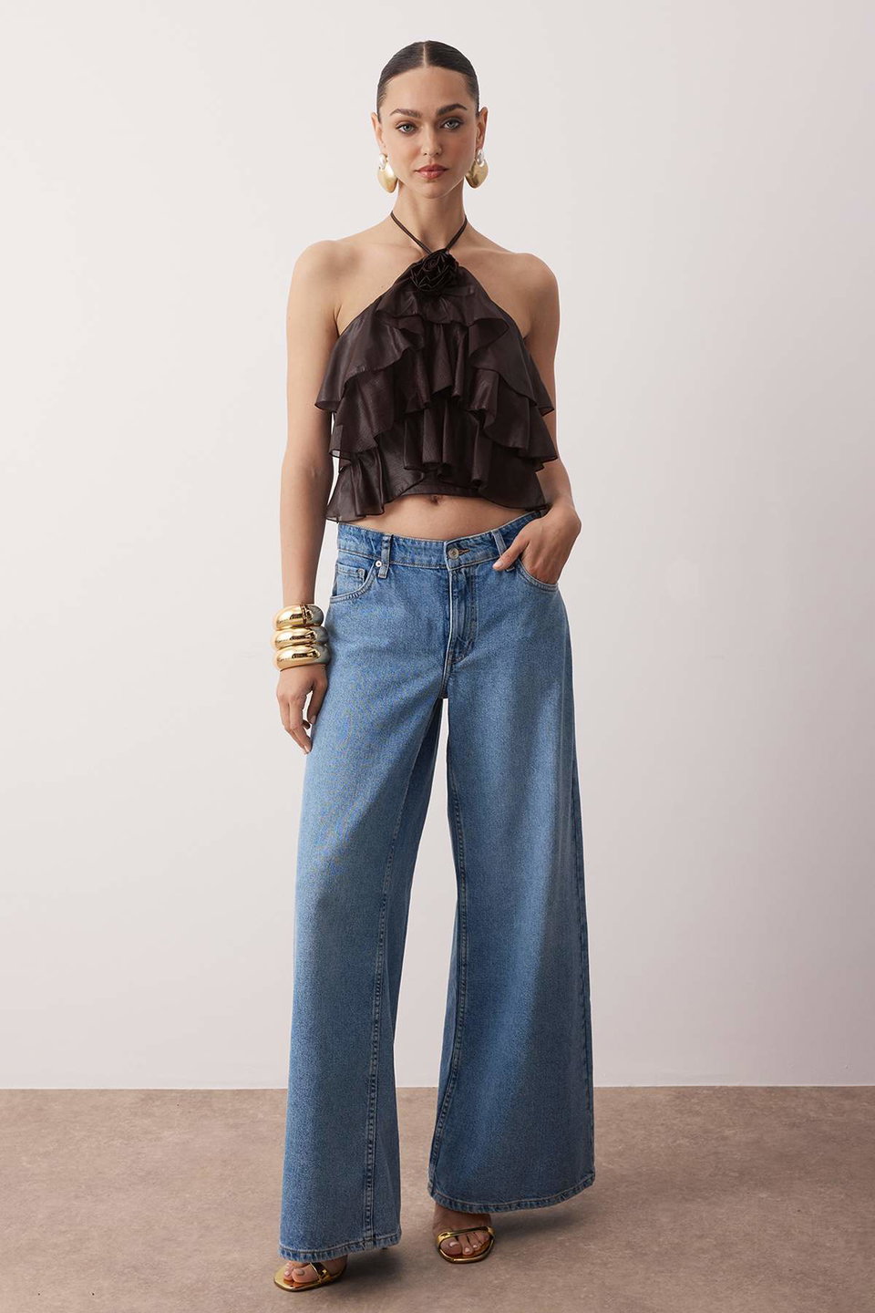 Flounced Detailed Bustier TPRAW26BS00000