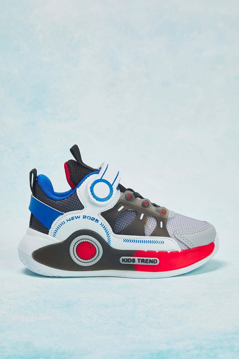 Color Block Velcro and Lace-Up Boys' Kids Sneakers TAKAW26SN00009
