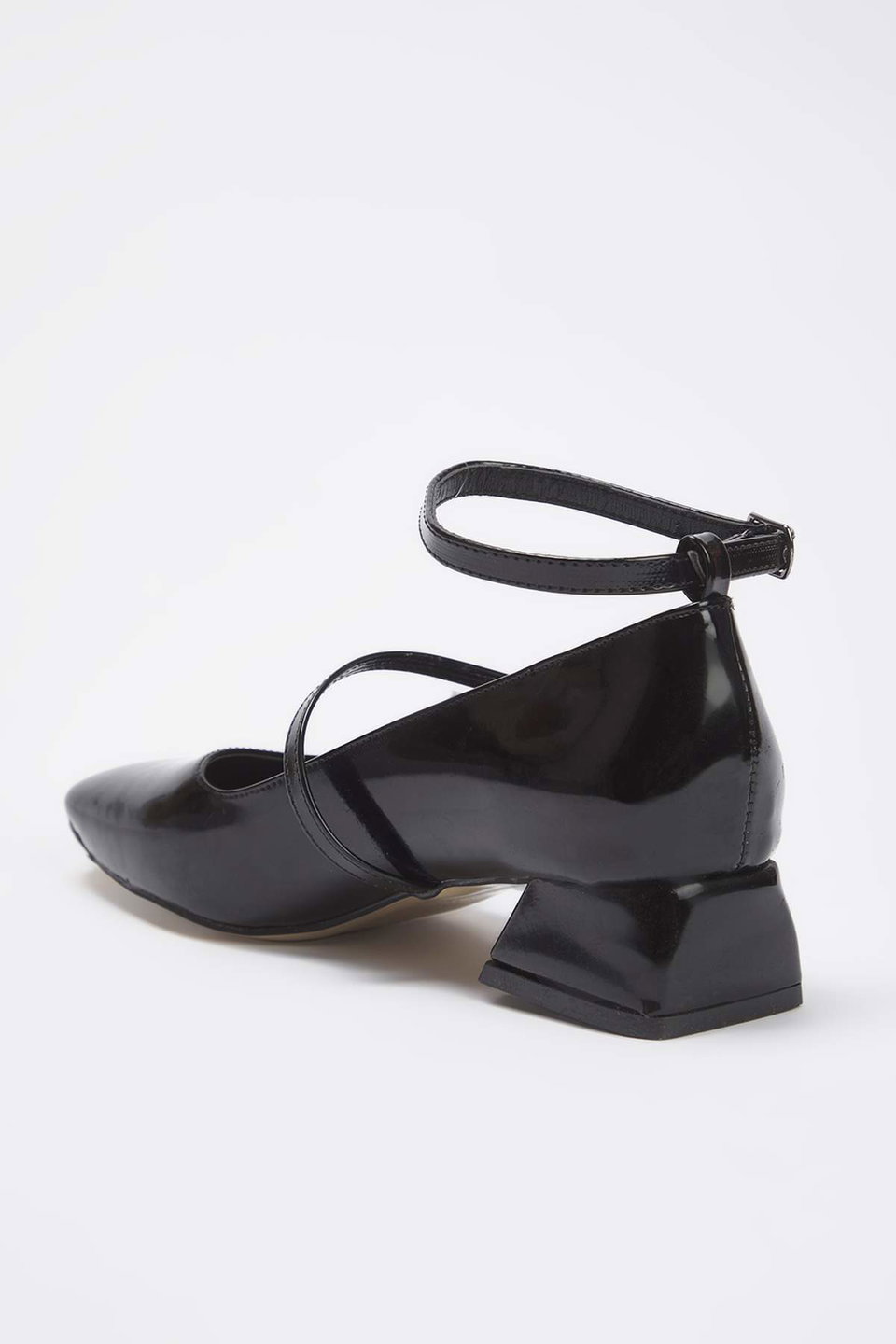 Teen Mary Jane Ankle Strap Square Toe Women's High Heels TAKAW26TO00003