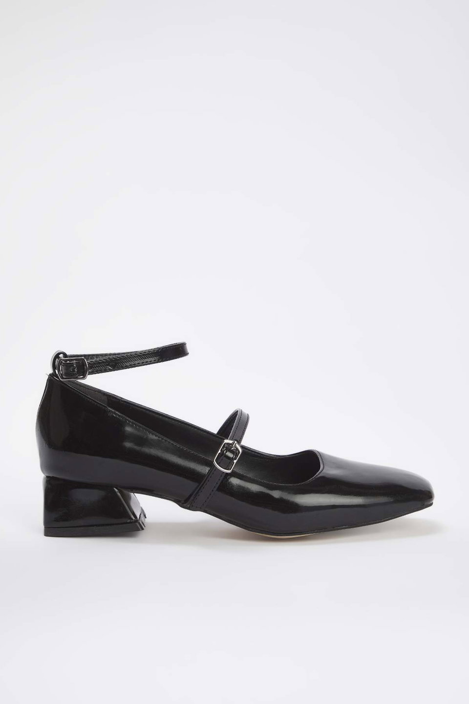 Teen Mary Jane Ankle Strap Square Toe Women's High Heels TAKAW26TO00003