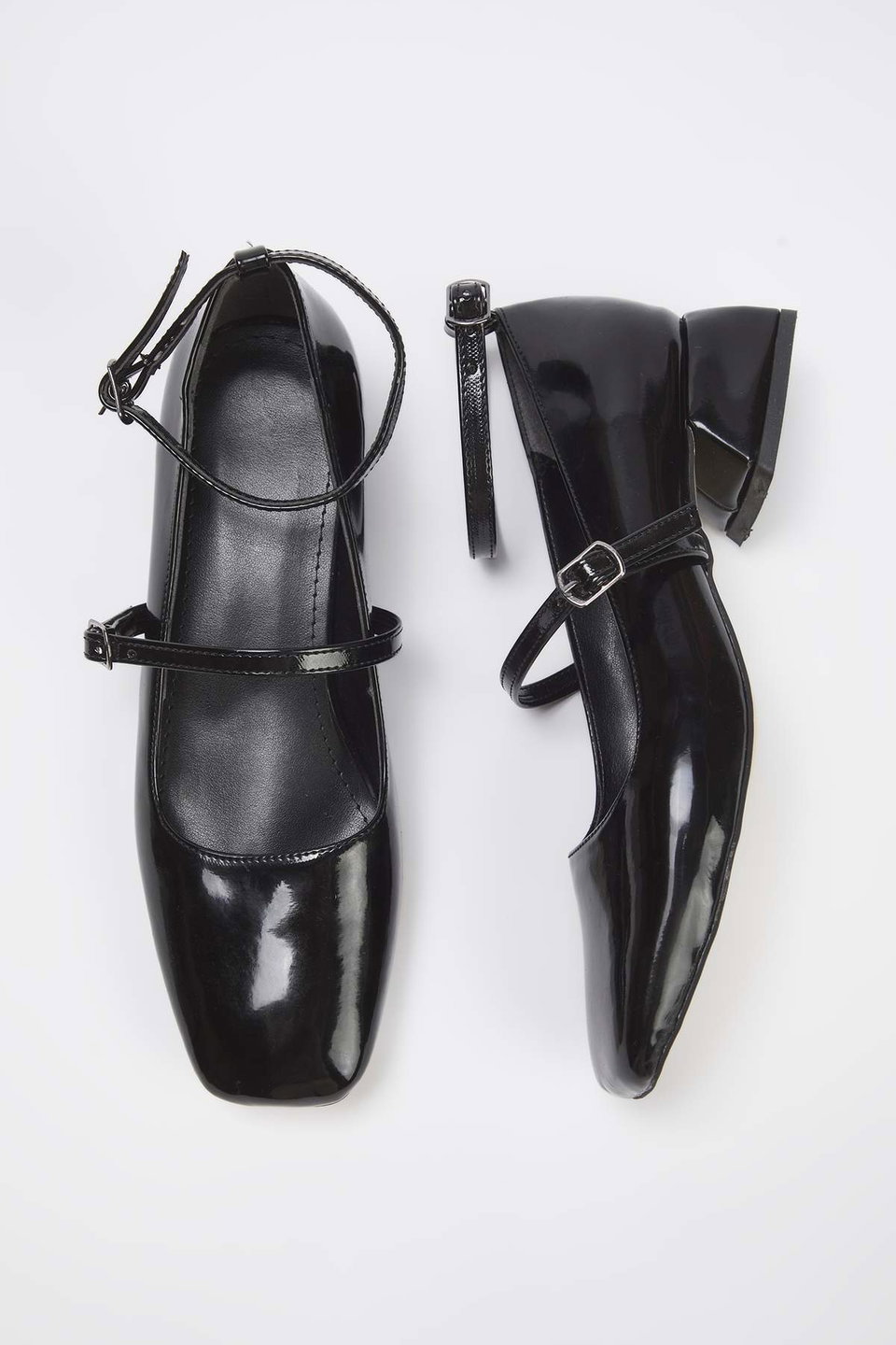 Teen Mary Jane Ankle Strap Square Toe Women's High Heels TAKAW26TO00003