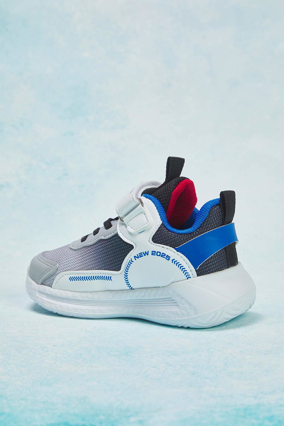 Color Block Velcro and Lace-Up Boys' Kids Sneakers TAKAW26SN00009