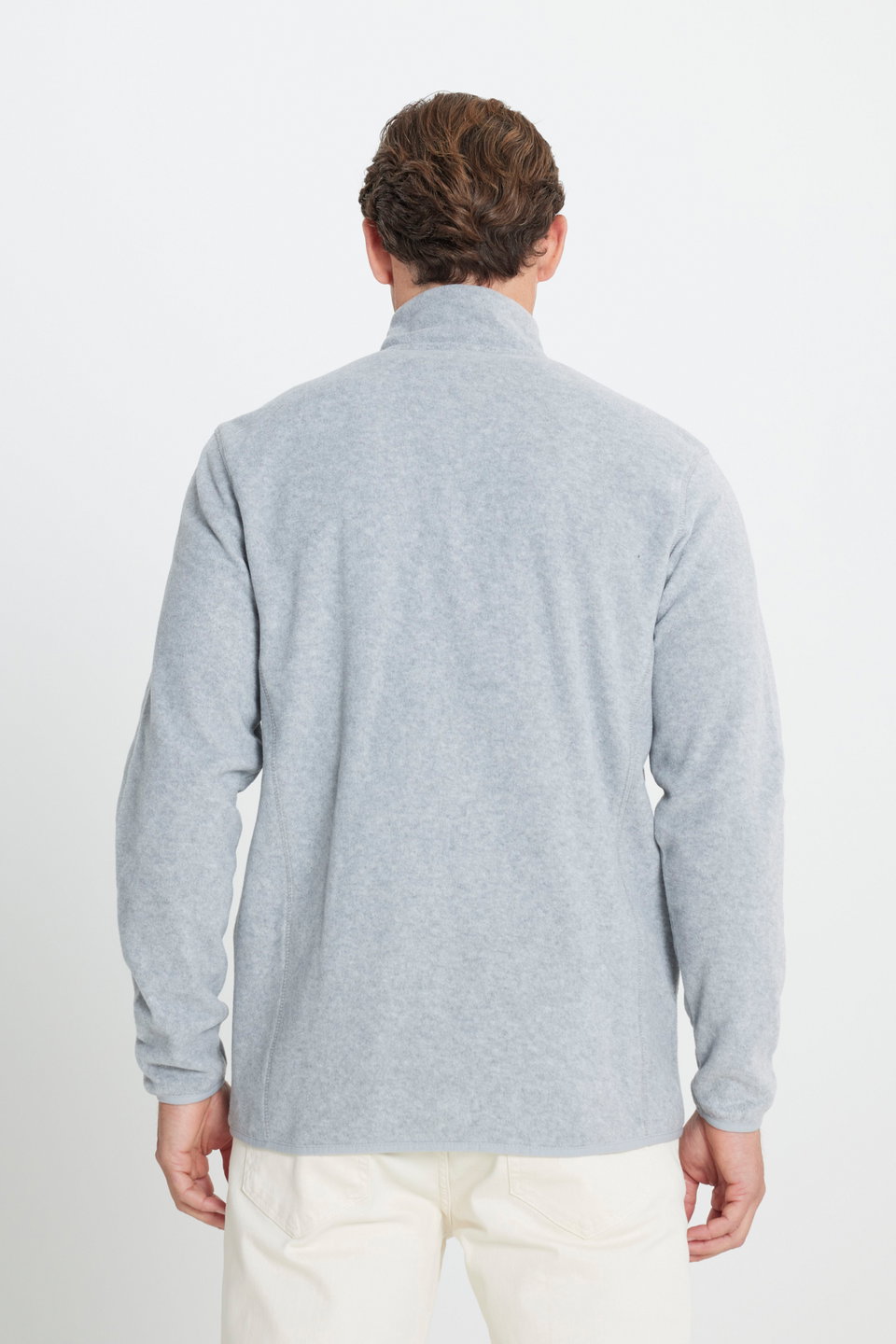 Men's Anti-pilling Non-Pilling Standard Fit Normal Cut Stand Collar Sweatshirt Fleece Jacket