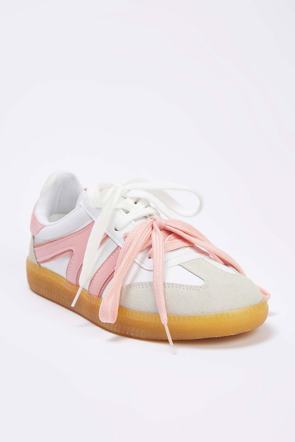 Teen Multicolored Two-Lace Dual-Use Women's Retro Sneakers TAKAW26SN00017
